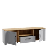 Bohol TV Unit Inkl. Lighting in Riviera Oak/Grey Oak