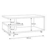 Bailey Coffee Table in Concrete Grey