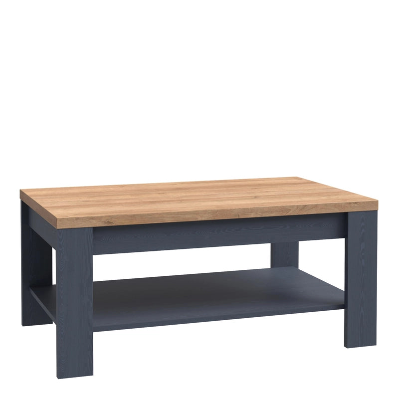 Bohol Coffee Table in Navy/Riviera Oak