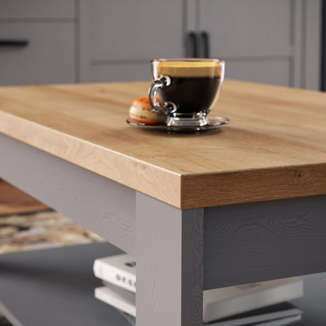 Bohol Coffee Table in Grey/Riviera Oak