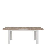 Illopa Extending Dining Table 160-207cm in Oak Nelson/Snowy Oak