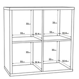 Mauro 2x2 Storage Unit in Sand Oak