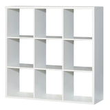 Mauro 3x3 Storage Unit in Matt White