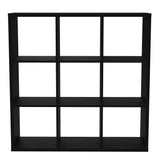Mauro 3x3 Storage Unit in Matt Black