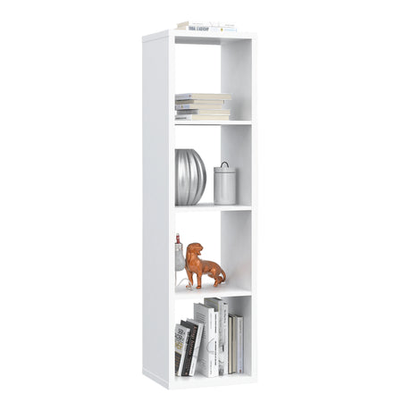 Mauro 3 Shelves Storage Unit in Matt White