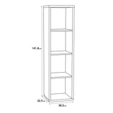 Mauro 3 Shelves Storage Unit in Sand Oak
