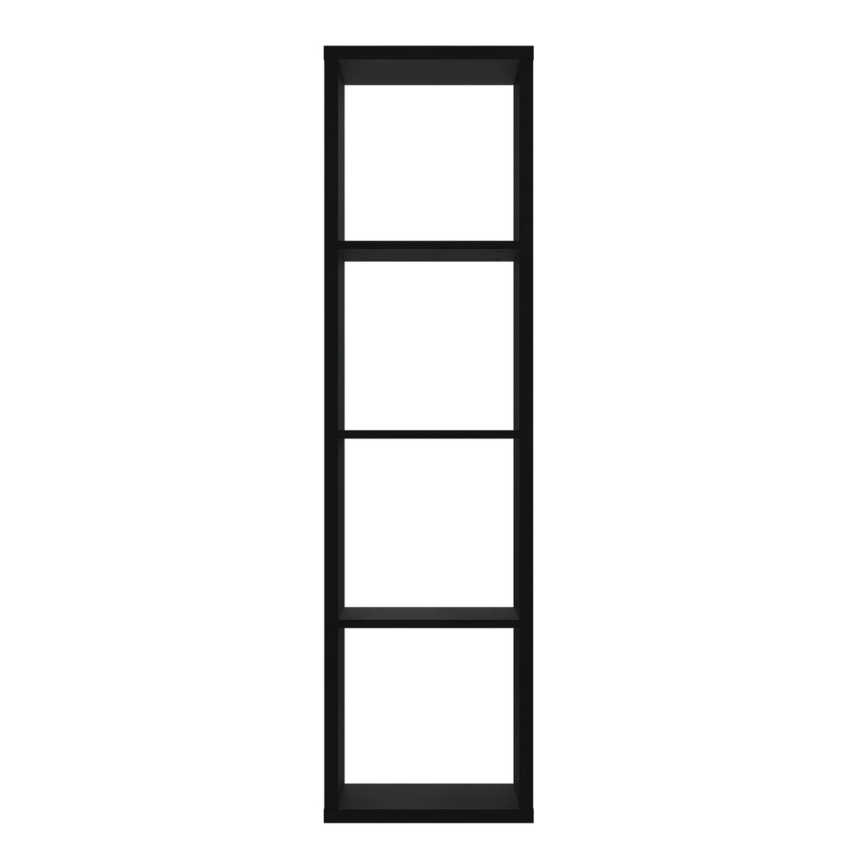 Mauro 3 Shelves Storage Unit in Matt Black