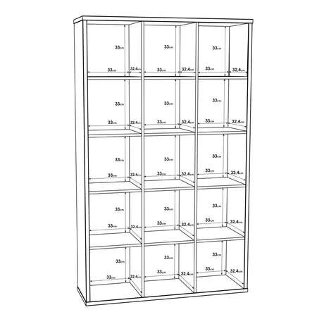 Mauro 3x5 Storage Unit in Sand Oak