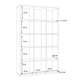 Mauro 3x5 Storage Unit in Matt Black