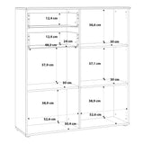 Sienna Chest of Drawers in White Gloss