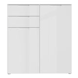 Sienna Chest of Drawers in White Gloss