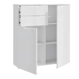 Sienna Chest of Drawers in White Gloss
