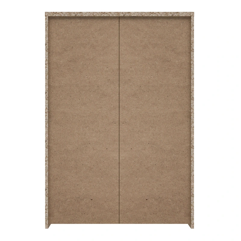 Best Chest Storage Cabinet with 6 Doors in Artisan Oak/White
