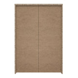 Best Chest Storage Cabinet with 6 Doors in Artisan Oak/White