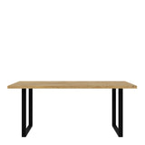 Nikomedes Dining Table in Bartex Oak 180x74.4cm