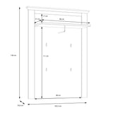 Illopa Wall Panel in Oak Nelson/Snowy Oak