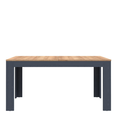 Bohol Extending Dining Table 160 to 207cm in Navy and Oak