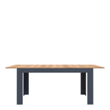 Bohol Extending Dining Table 160 to 207cm in Navy and Oak