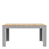 Bohol Extending Dining Table 160-207cm in Grey/Riviera Oak
