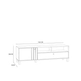 Grafton TV Unit n Cream and Oak