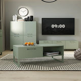 Sali 1 Drawer Coffee Table in Sage Green