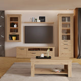 Corona 2 Drawer 1 Door TV Unit in Artisan Oak