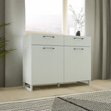 Sali 2 Door 2 Drawer Chest in Light Grey