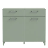 Sali 2 Door  2 Drawer Chest in Sage Green
