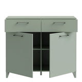 Sali 2 Door  2 Drawer Chest in Sage Green