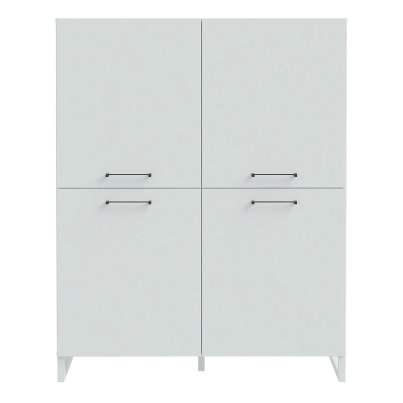 Sali 4 Door Highboard in Light Grey