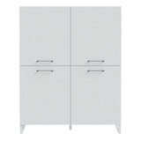 Sali 4 Door Highboard in Light Grey