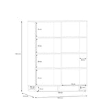 Sali 4 Door Highboard in Light Grey