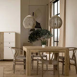 Grafton Extending Dining Table in Oak 120x78.2cm