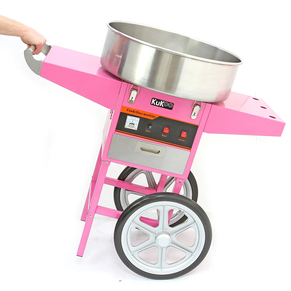 KuKoo Candy Floss Machine, Cart & Accessories