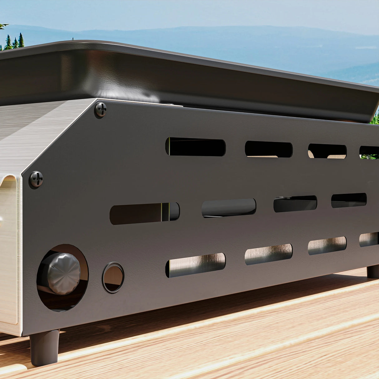 Outsunny Two Burner Portable Gas Grill