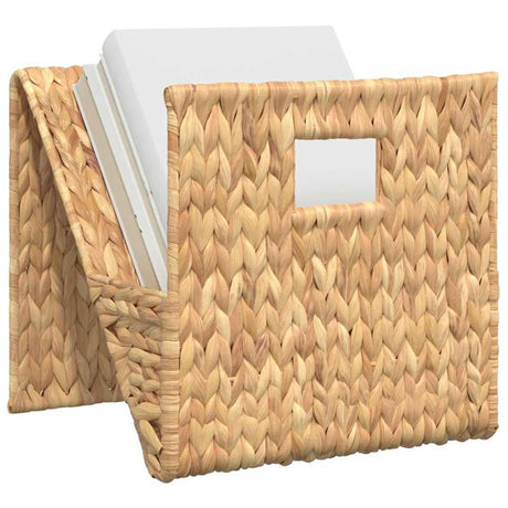 vidaXL Magazine Holder 31x31x31 cm Water Hyacinth