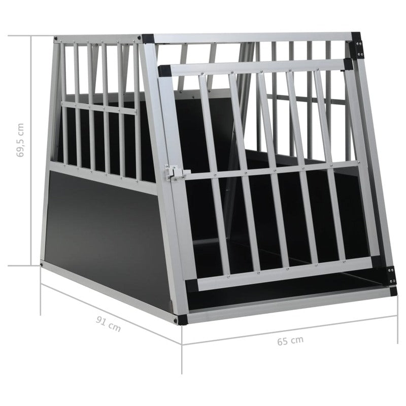 vidaXL Dog Cage with Single Door 65x91x69.5 cm