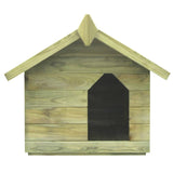 vidaXL Garden Dog House with Opening Roof Impregnated Pinewood