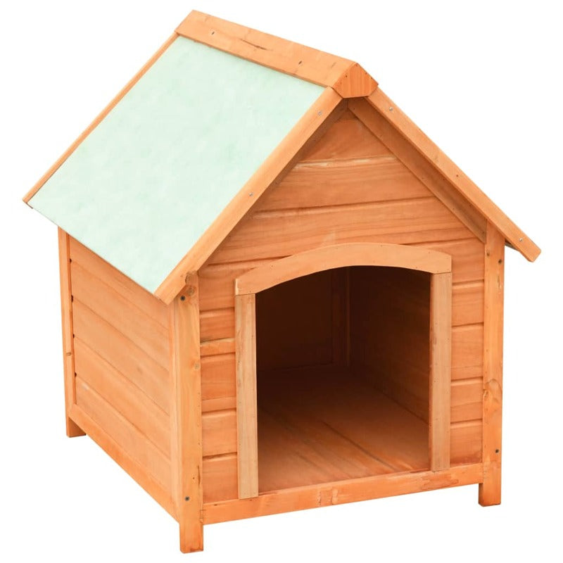 vidaXL Dog House Solid Pine & Fir Wood 72x85x82 cm