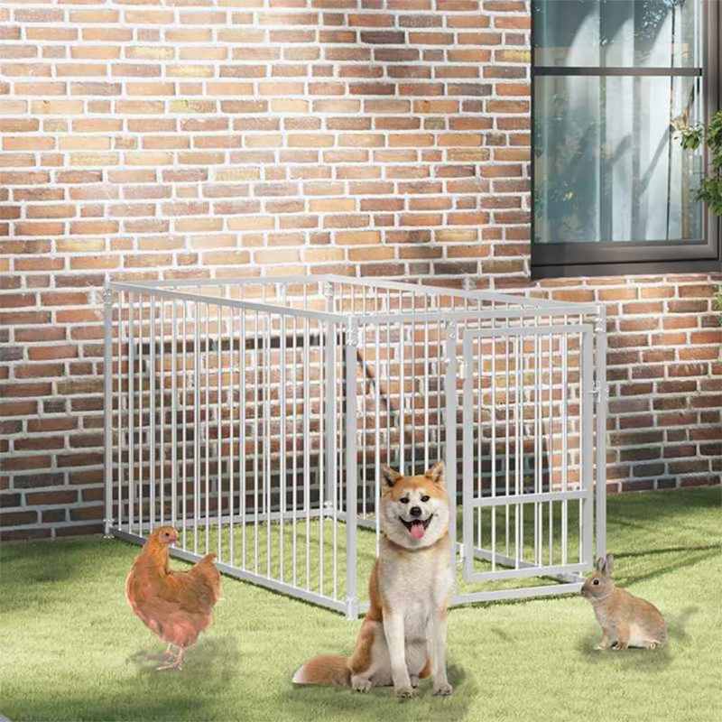 vidaXL Outdoor Dog Kennel 100x200x100 cm