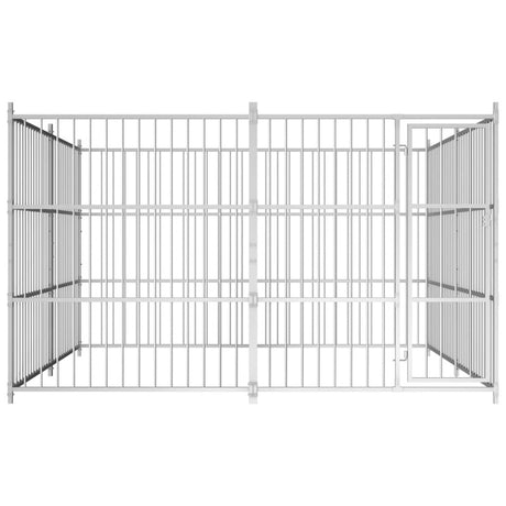 vidaXL Outdoor Dog Kennel 300x300x185 cm