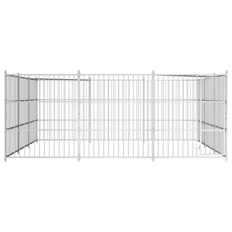 vidaXL Outdoor Dog Kennel 450x450x185 cm