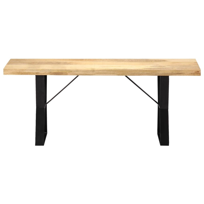 vidaXL Bench 110 cm Solid Mango Wood