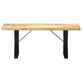 vidaXL Bench 110 cm Solid Mango Wood