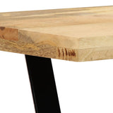 vidaXL Bench 110 cm Solid Mango Wood