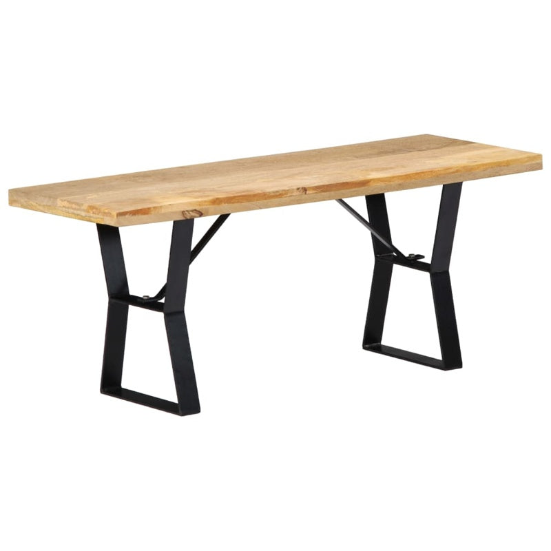 vidaXL Bench 110 cm Solid Mango Wood