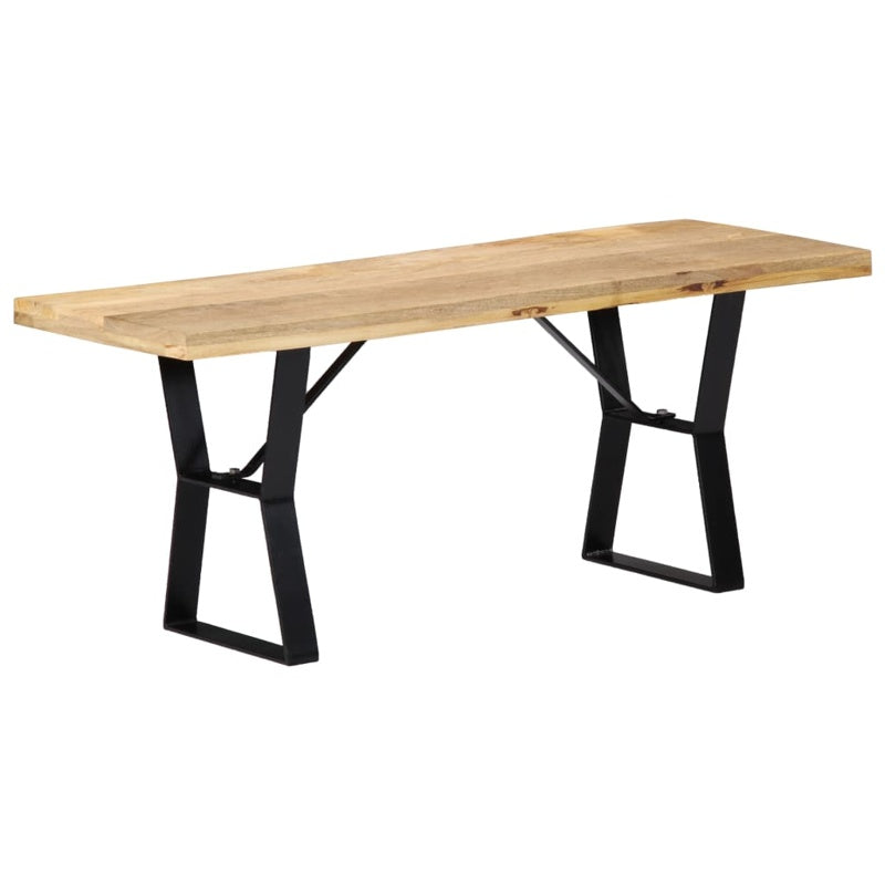 vidaXL Bench 110 cm Solid Mango Wood