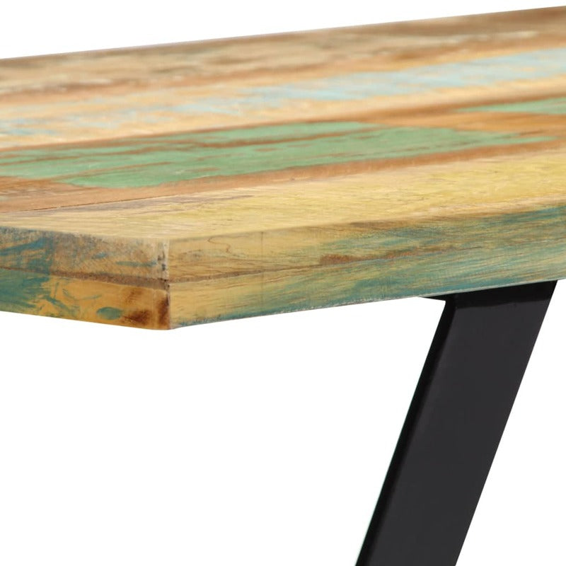 vidaXL Bench 110 cm Solid Reclaimed Wood