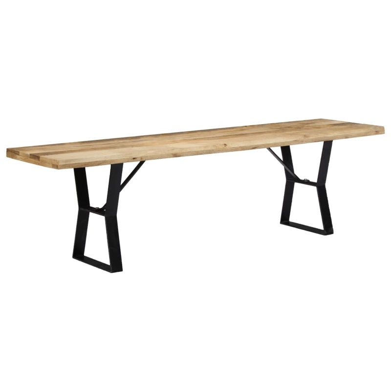 vidaXL Bench 160 cm Solid Mango Wood