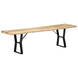 vidaXL Bench 160 cm Solid Mango Wood